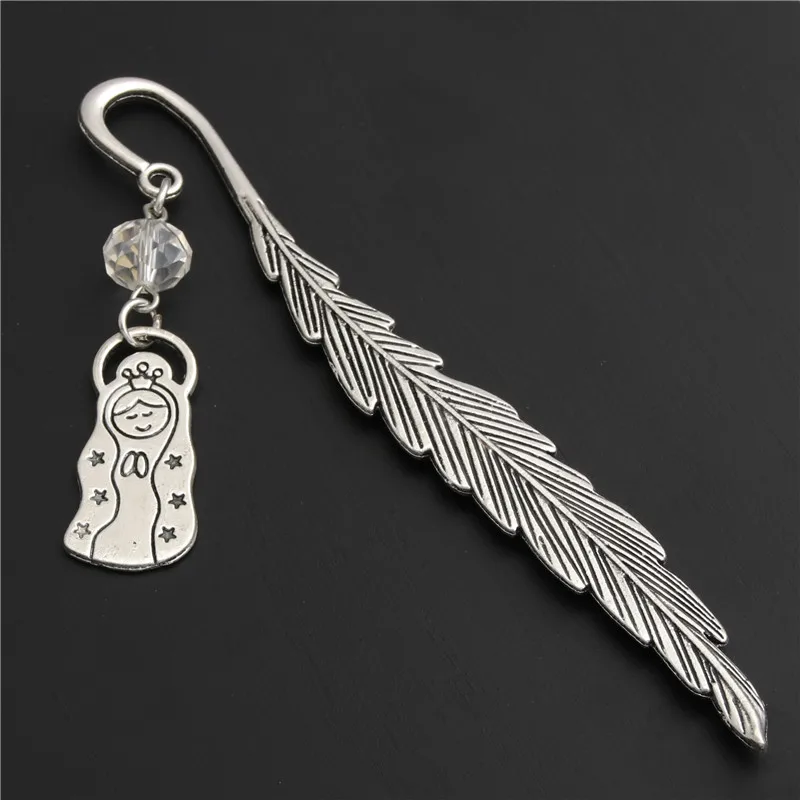 1 шт. перо с ангелом бисером Закладка Подарок для специального человека Bookarks