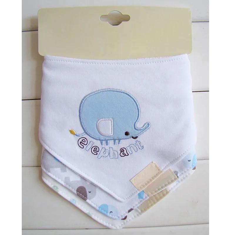 3 шт./компл. Детские нагрудники из хлопка бандана для детей Babador Saliva Bavoir полотенце