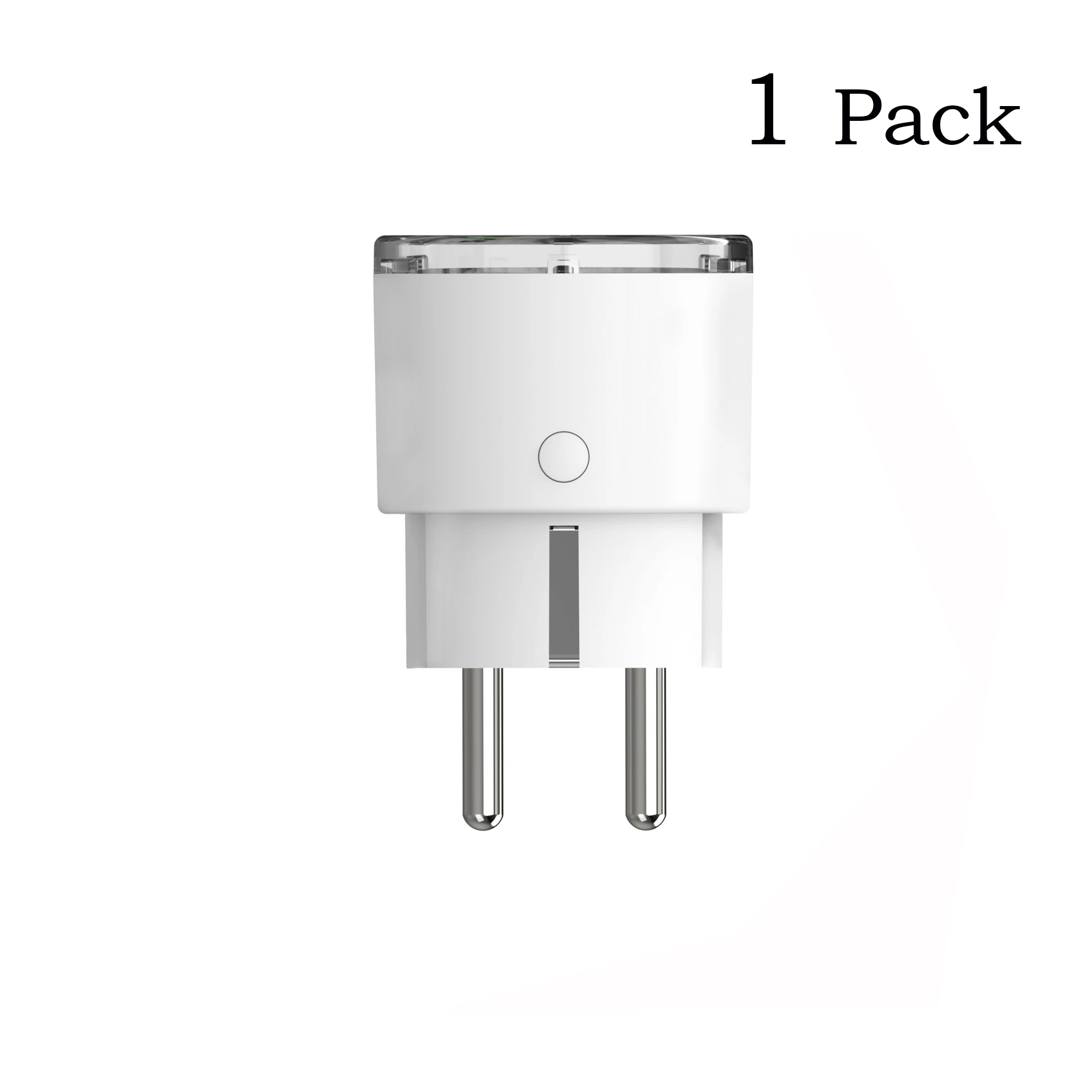 White 1pack Умная Мини-розетка Tuya Smart life, Wi-Fi, штепсельная вилка европейского стандарта, 2000 Вт, 10 А, розетка с таймером, голосовое управление, работает с Alexa Google IFTTT - Цвет: White 1pack