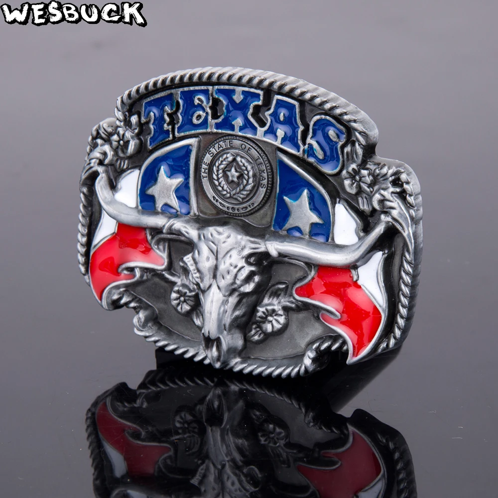 WesBuck Фирменная пряжка для ремня сделай сам в американском западном ковбойском