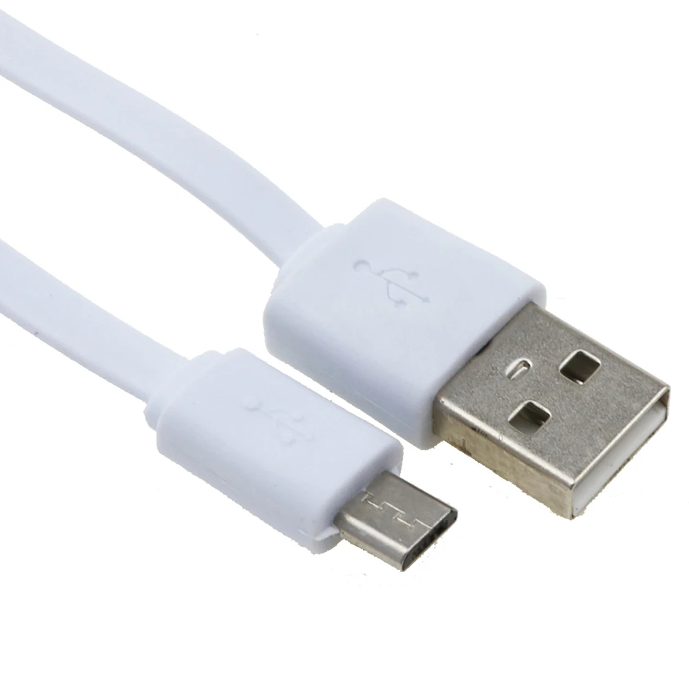 Практичный 17 см белый медный мини микро USB 2 0 зарядный кабель для Samsung Huawei Android