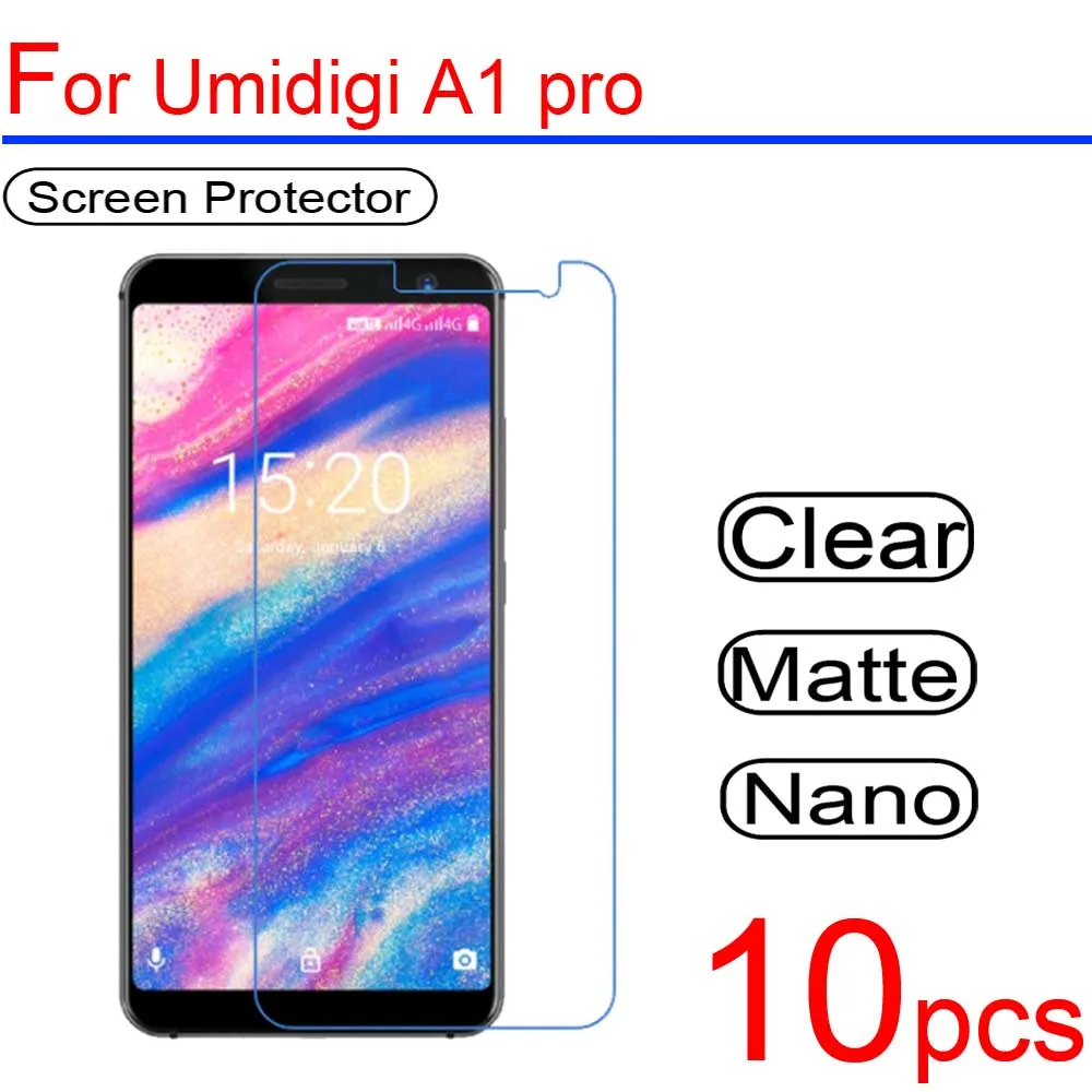 10 шт. ультра чистый ПЭТ мягкий ЖК дисплей для Umi C note 1/2 A1 защита экрана Защитная