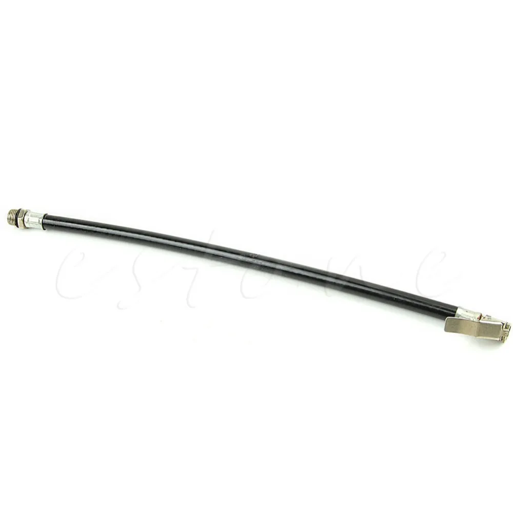 

Bicycle Motorcycle Bike Car Flexible Clip On Air Tyre Tire Chuck Inflator Hose