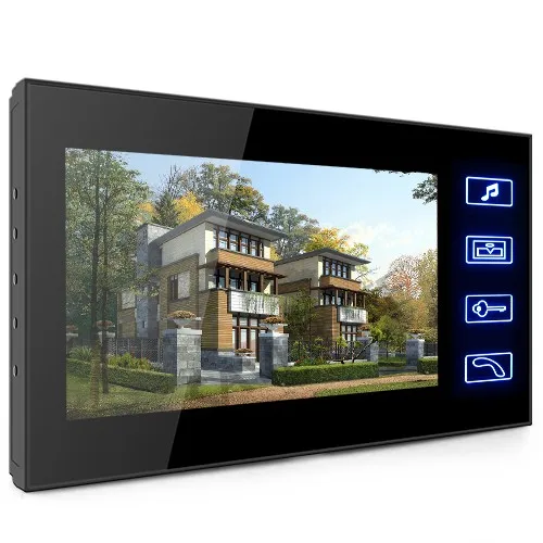 Домофон HOMSECUR дверной звонок с сенсорной кнопкой ЖК дисплей 7 дюймов встроенная