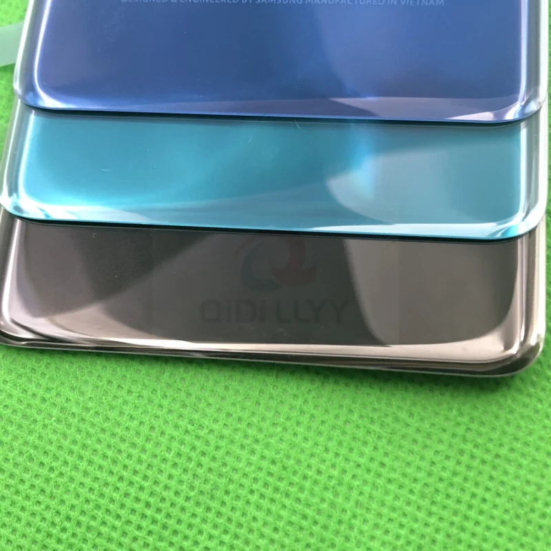 S10 S10+ задняя крышка батарейного отсека, задняя крышка корпуса из стекла+ передняя стеклянная линза для samsung Galaxy S10 G973F S10 Plus G975F Замена