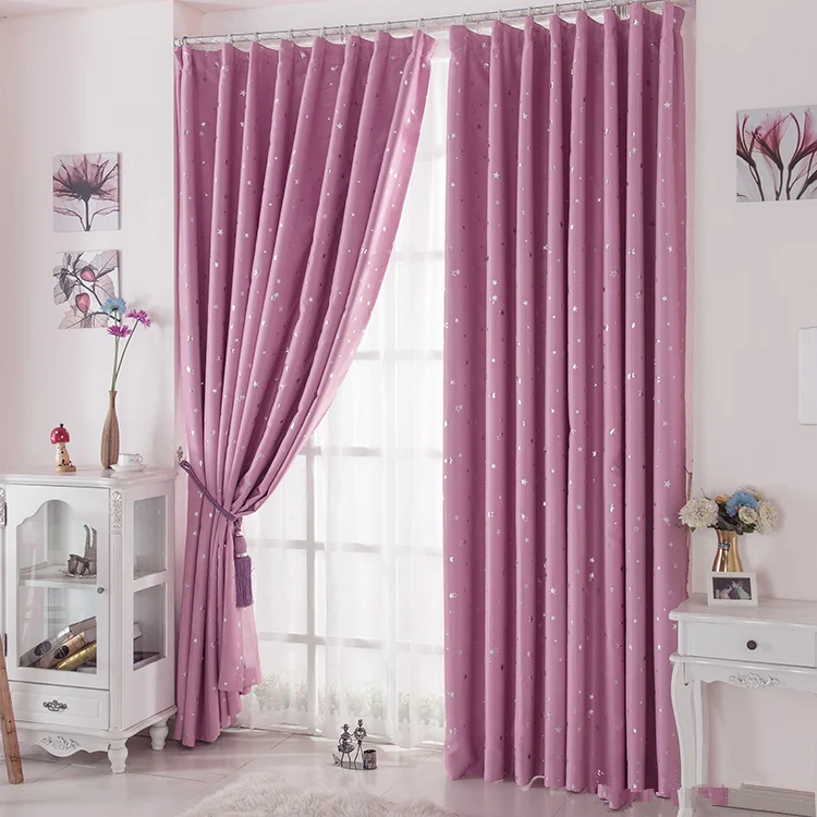 Curtain for 100% Blackout Cortinas Para Sala For Living Room Flat Window Curtains Drape RideauFinished Product Navy Blue 1 pcs | Дом и сад