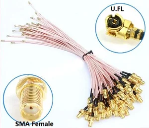 15cm UFL to RP-SMA Connector IPX to SMA Extension Cord IPEX Jumper pigtail RF-SMA female for SIM7600E-H/SIM7600S A-H/SIM7600A-H 