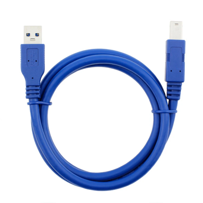 Желтый нож синий цвет USB 3 0 тип A папа в B Мужской принтер кабель Шнур 30 см м 1 м|printer