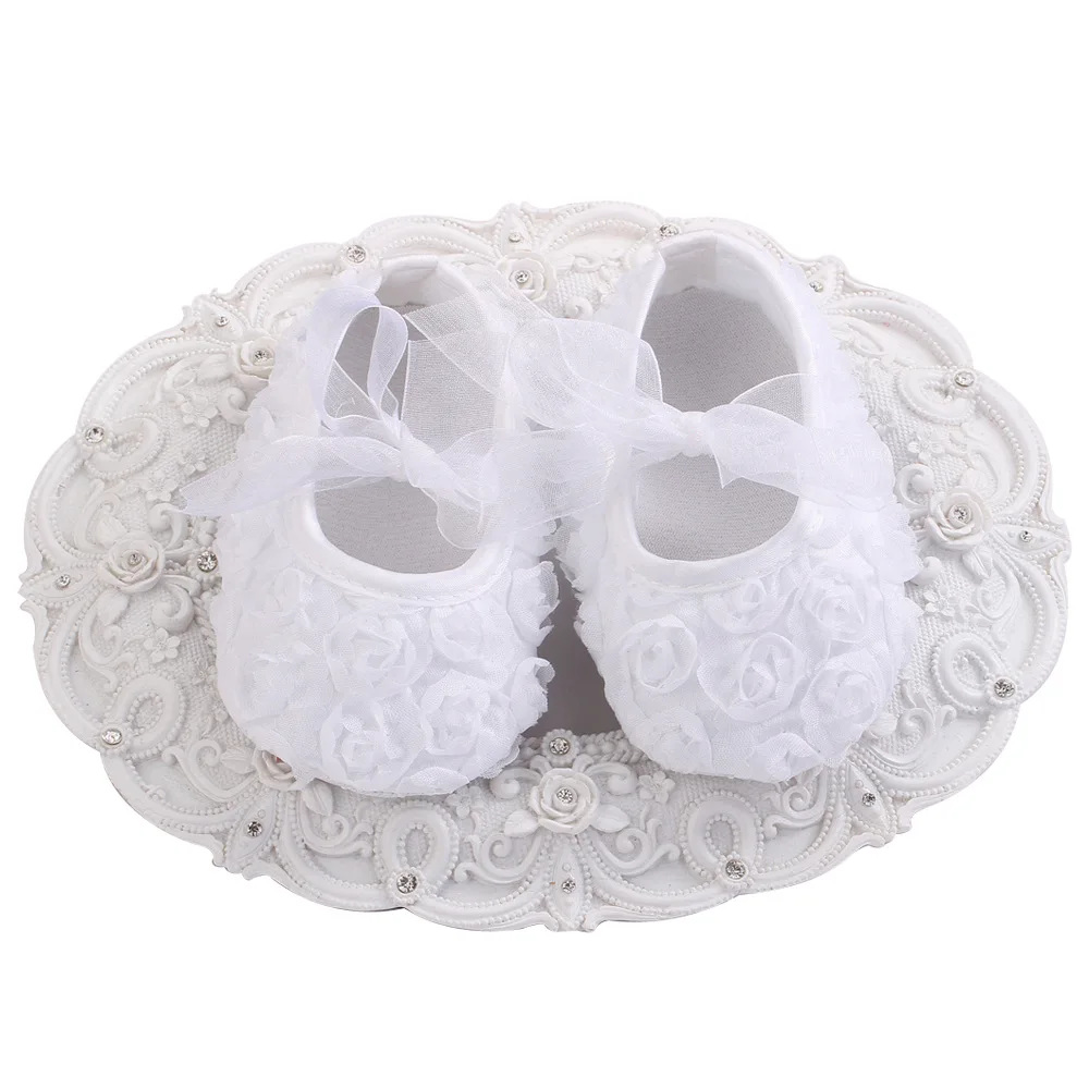 Весенняя обувь принцессы для малышей девочек с цветочным принтом из хлопка