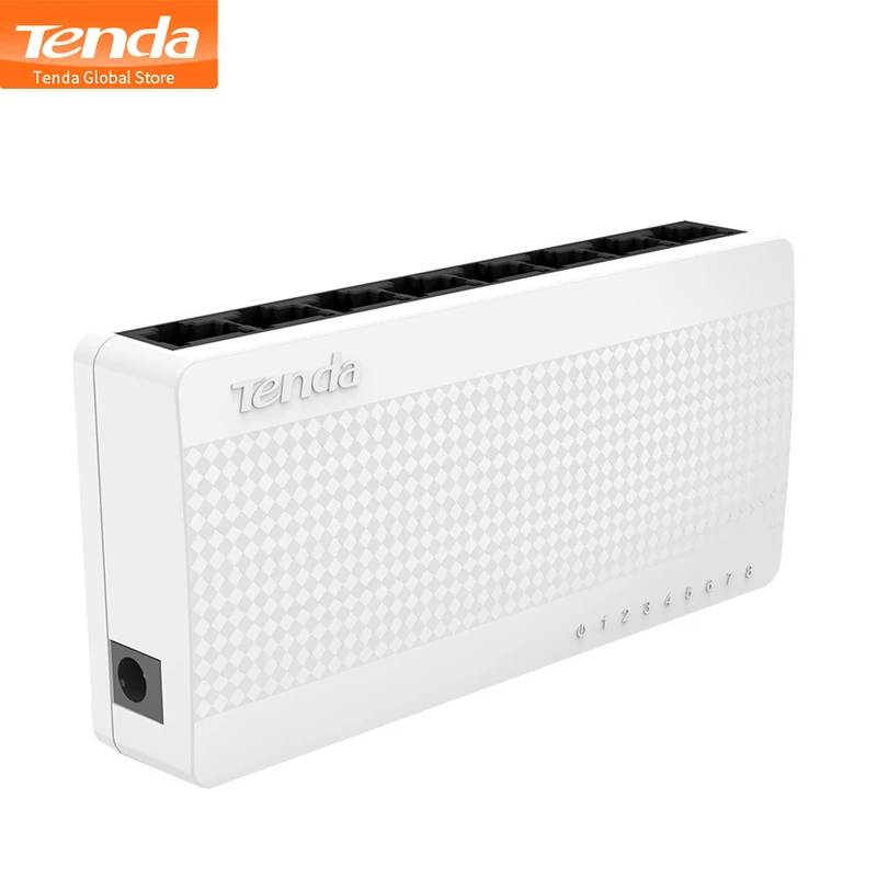 Коммутатор Tenda S108 Ethernet настольный сетевой коммутатор с 8 портами концентратор LAN