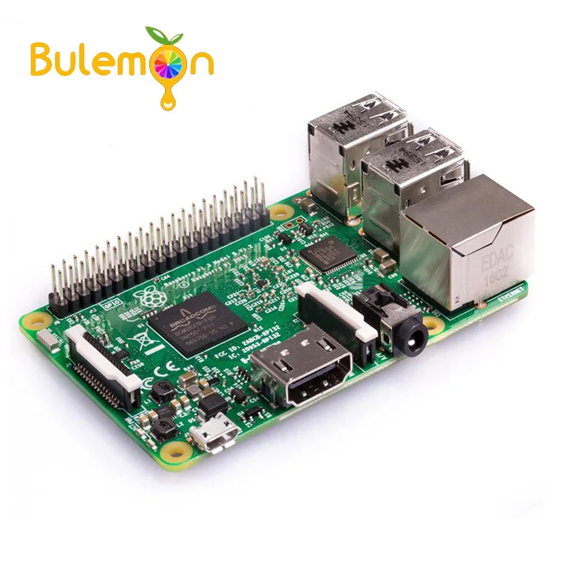 Raspberry Pi 3 Model B плата 1 2 ГГц 64 бит четырехъядерный Cortex A53 с WiFi и Bluetooth|Интегральные