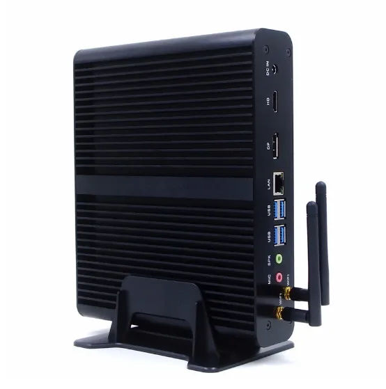 Безвентиляторный Nuc Мини ПК i7 8550U i5 8250U четырехъядерный DDR4 ram мини настольный Windows 10 Pro UHD 620 4K HTPC Wifi HDMI