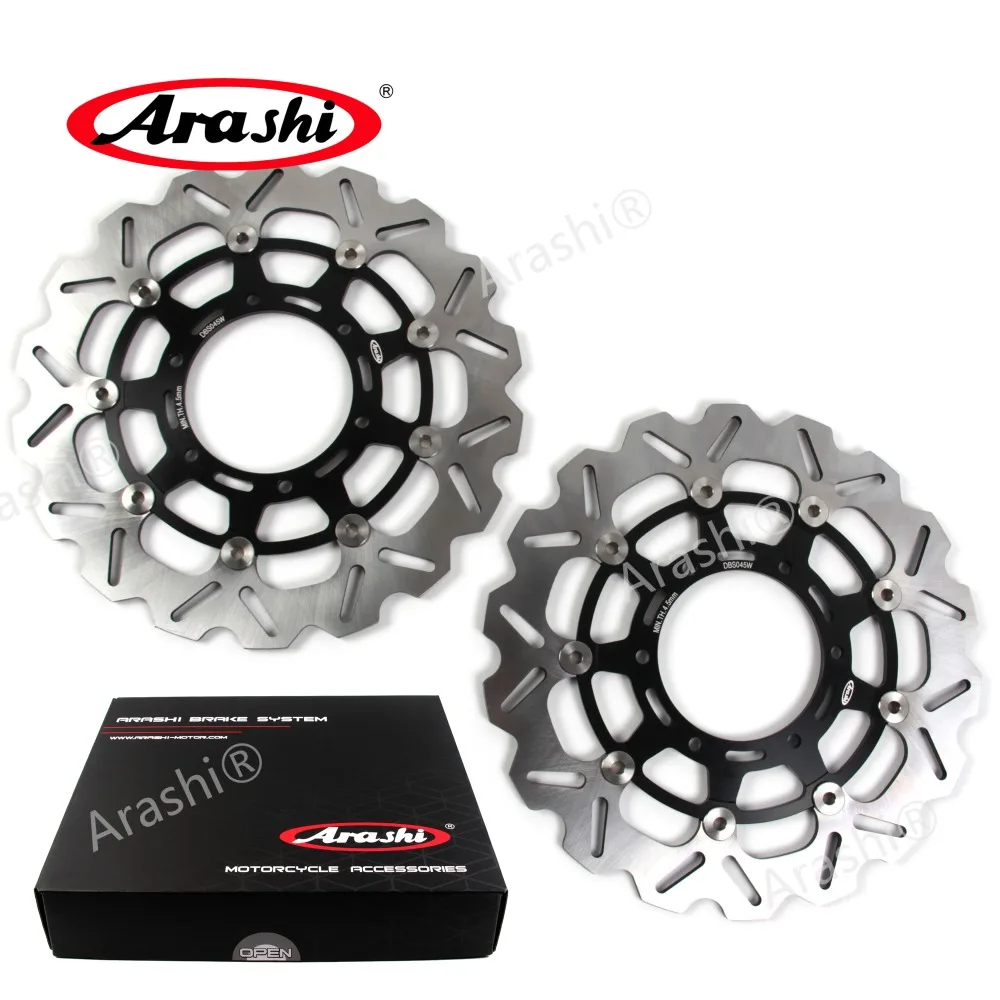 

Arashi 1 Pair CNC Floating Front Brake Discs Rotors For SUZUKI GSX R GSX-R 600 GSX600R GSXR600 2008-2017 2013 2014 2015 2016