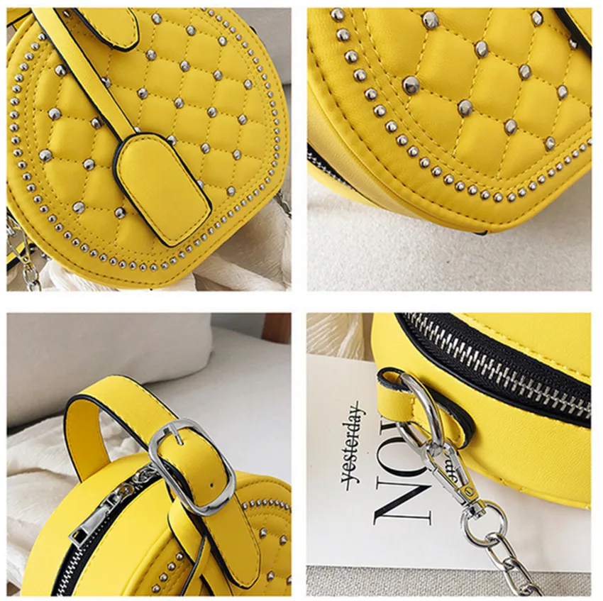 Для женщин сумка с заклепками женская сумка Sac a Main Femme