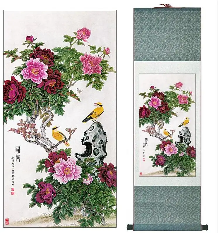 Бесплатная доставка китайская художественная живопись украшение для дома и