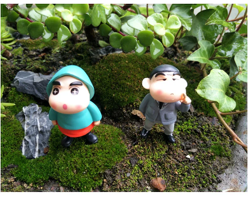 2019 1 шт. милый мальчик Shinchan DIY Смола Фея Сад ремесло украшение миниатюрный микро