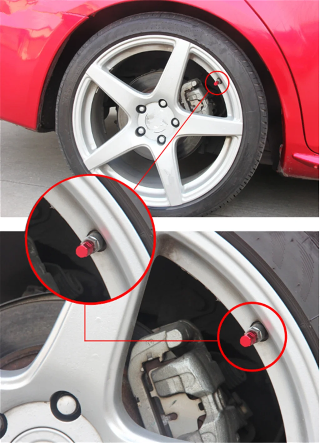 Крышка автомобильной шины крышка клапана из алюминиевого сплава сердечник для