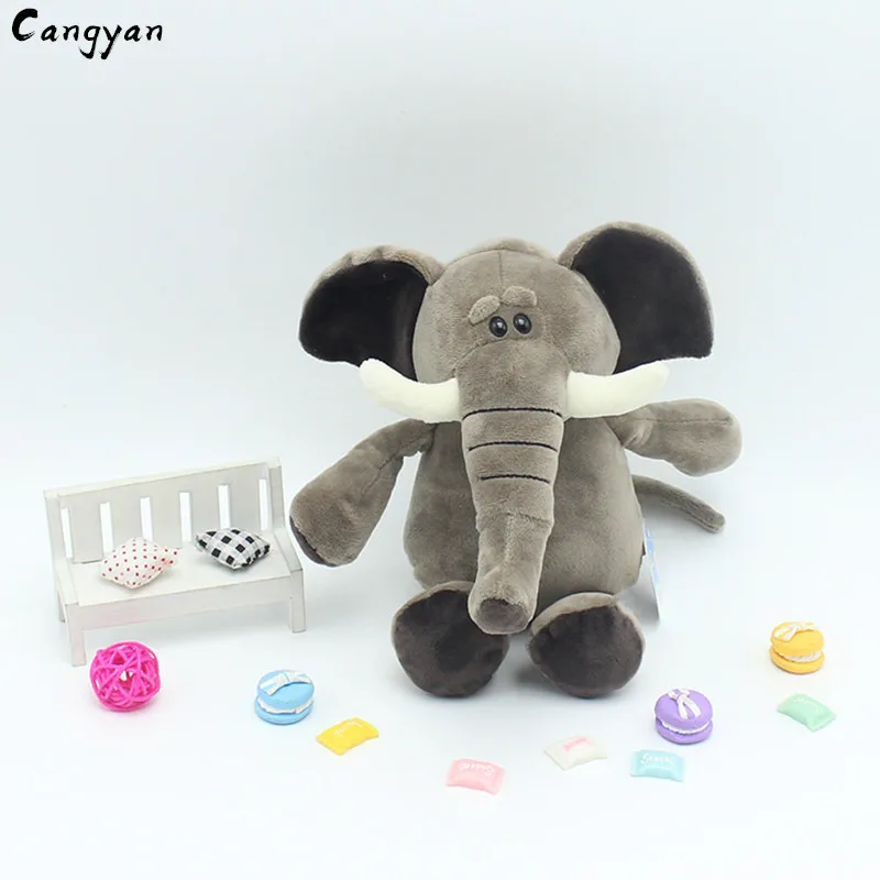 Игрушка в виде животных джунглей кукла с длинным носиком слоном гориллой