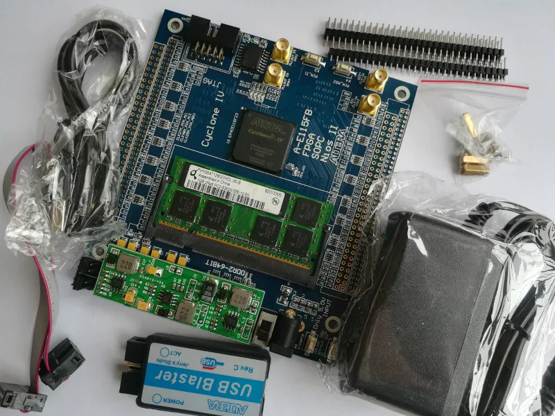 Циклон IV EP4CE115 DDR2 64BIT+ USB Blaster+ALTERA FPGA Разработка платы разработки fpga платы разработки altera eda asic on.