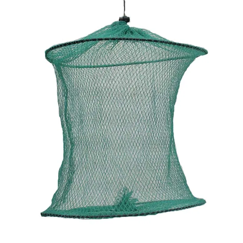 LEO рыболовная сеть металлическая рама нейлоновая сетка Краб Складная круглая
