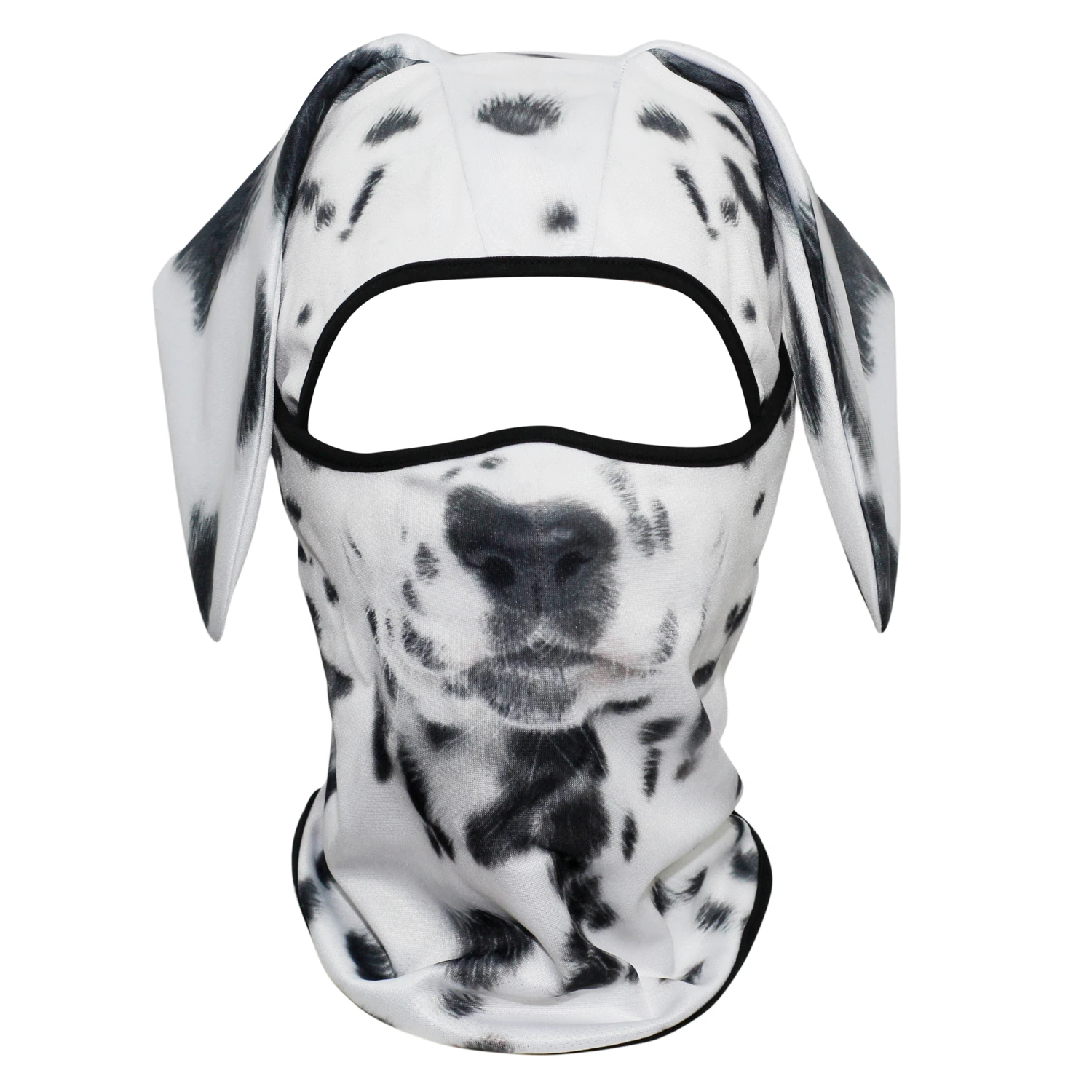 Dalmatian 3D Собака милые животные Балаклава с ушами маска для всего лица шапки для сноуборда теплый щит для лица собаки Skullies шапочка для велосипеда сетчатая шапка для мужчин и женщин - Color: Dalmatian