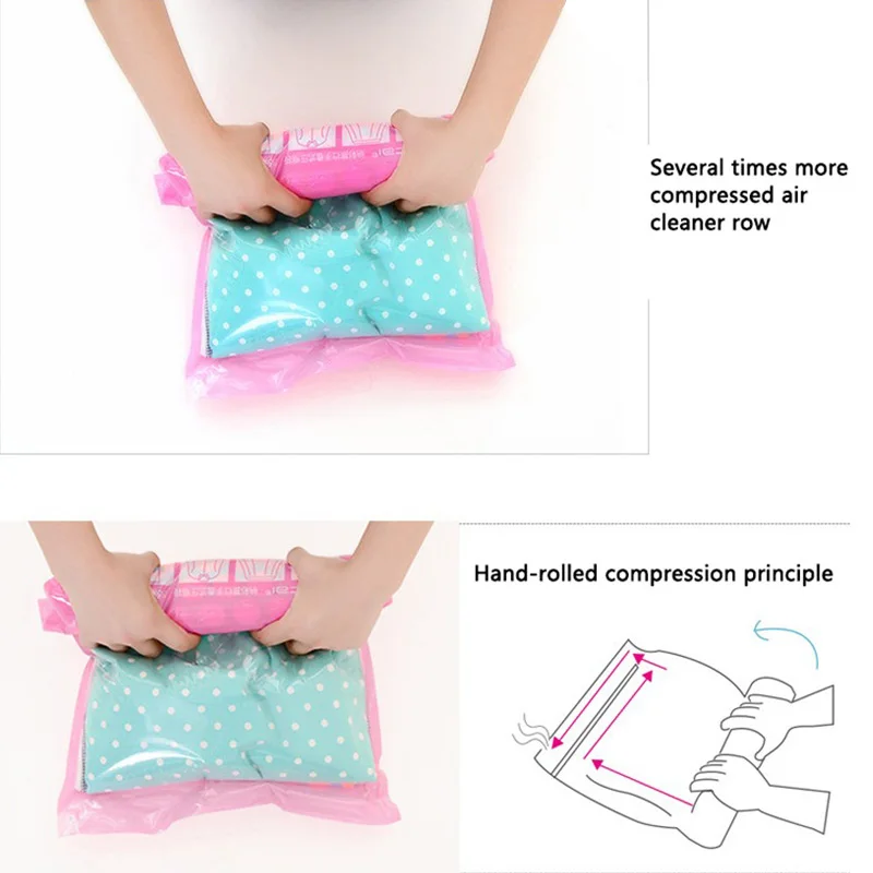 2 шт. вакуумные компрессионные сумки HMUNII водонепроницаемая сумка Органайзер для