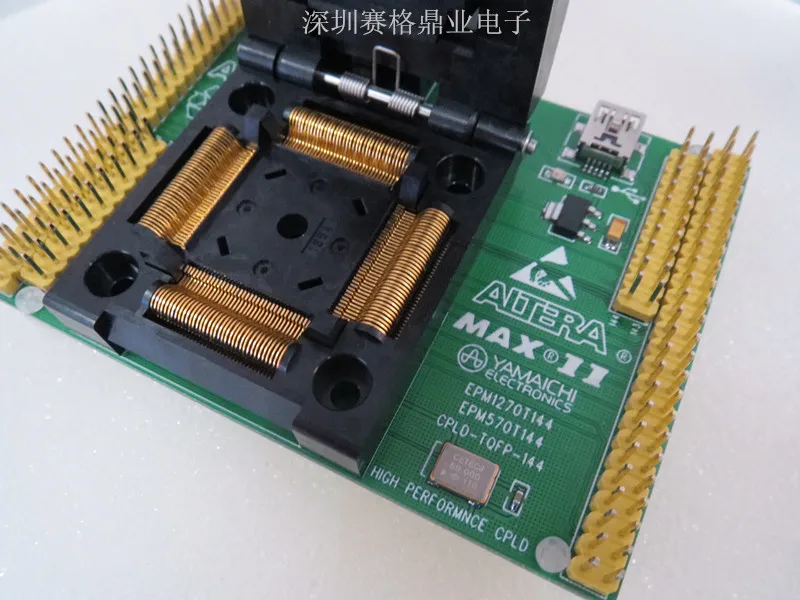 Оригинальное испытательное сиденье Altera IC EPM1270 EPM570 программирование сгорания TQF144
