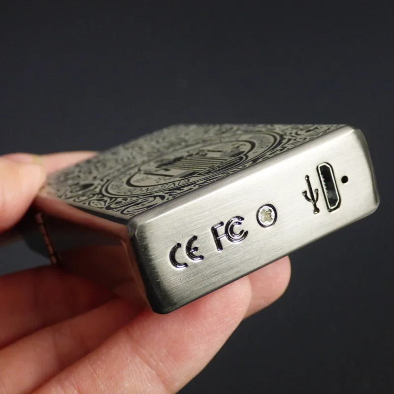 Новая JLBS156 двойная дуговая зажигалка, ветрозащитная электронная usb-зажигалка для перезарядки сигарет, электрическая сигарная зажигалка