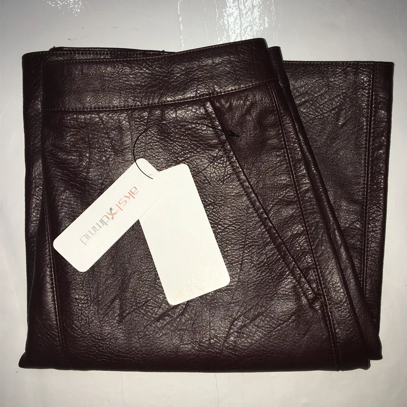 

Leather Skirt 2019 New Women Empire PU Zipper Skirt Four Seasons to wear Fashion Skirts Womens Saia LH737