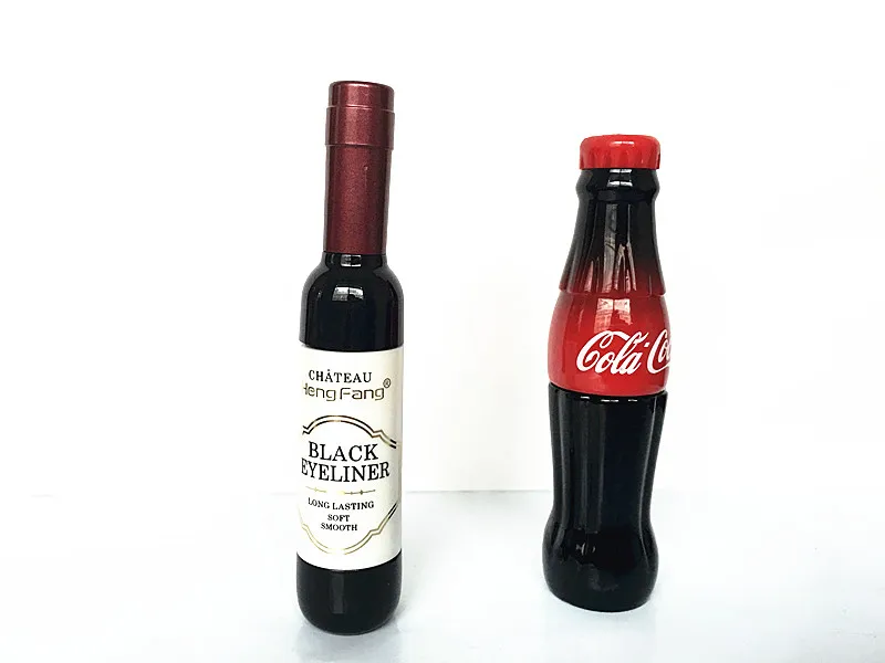 1 шт. Cola/Bottle стильная Водостойкая Подводка для глаз maquiagem быстрая сухая Косметическая подводка для глаз длинная последняя Черная Подводка для глаз Косметика