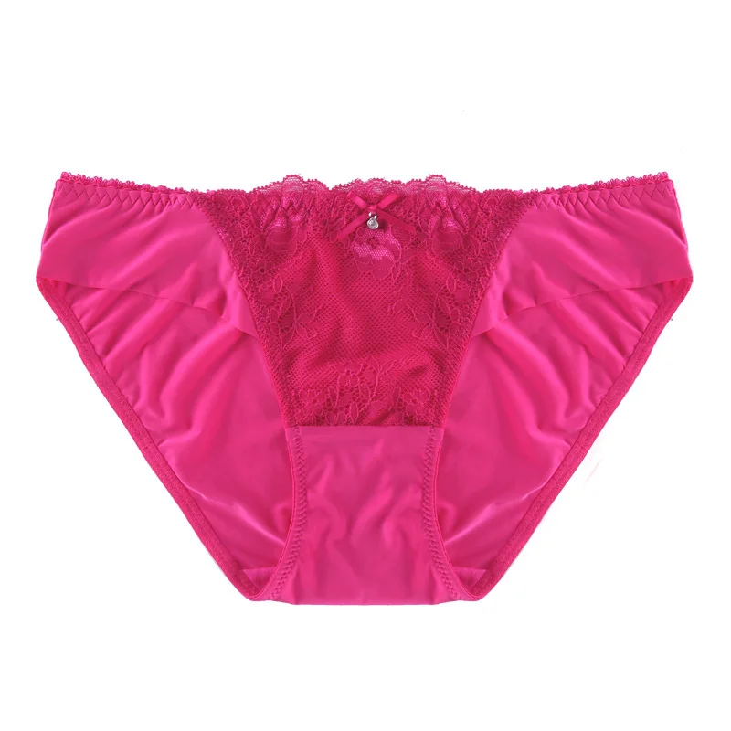 2017 удобная молоко шелковый стежка underwear женщины низкая талия романтический