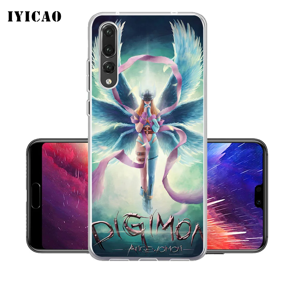 IYICAO Digimon Evolution Мягкий силиконовый чехол для телефона Huawei P30 P20 Pro P10 P9 P8 Lite P Smart TPU