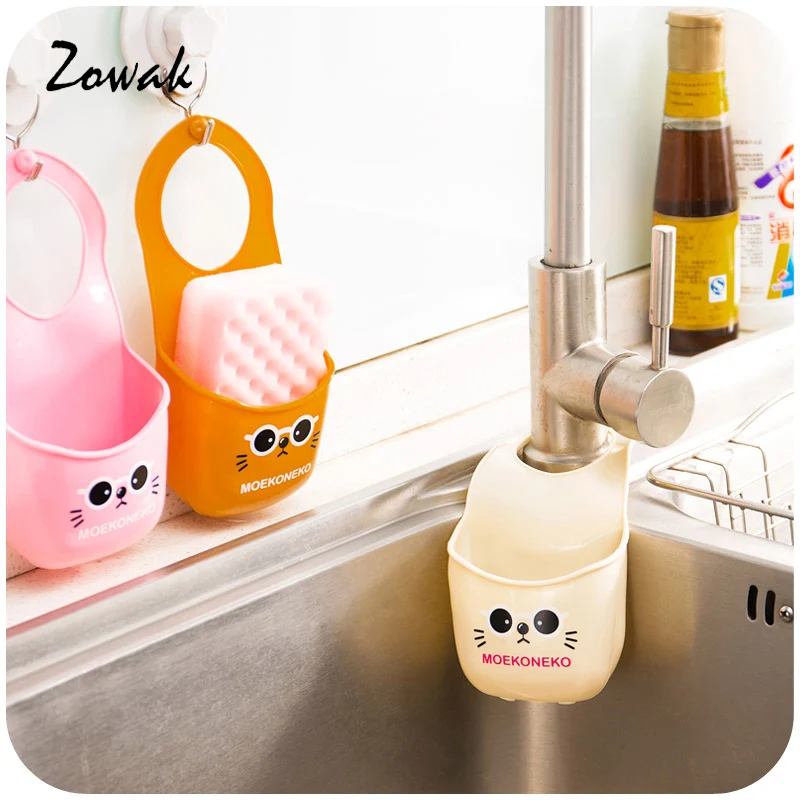 Подвесная сумка для хранения с кошкой симпатичная корзина пластиковый