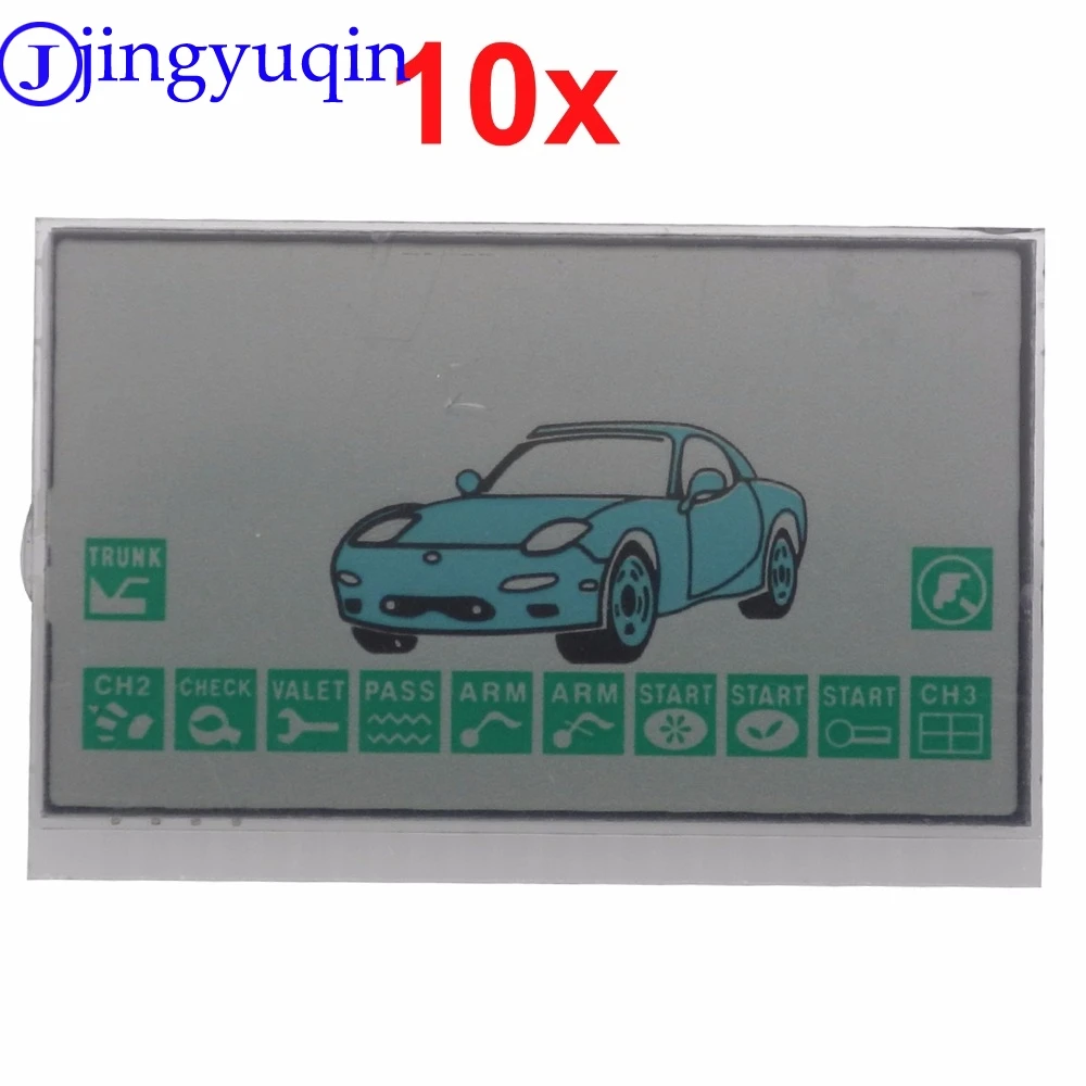 Jingyuqin 10 шт./лот Русская версия A9 ЖК дисплей петля для Starline 2 сторонний