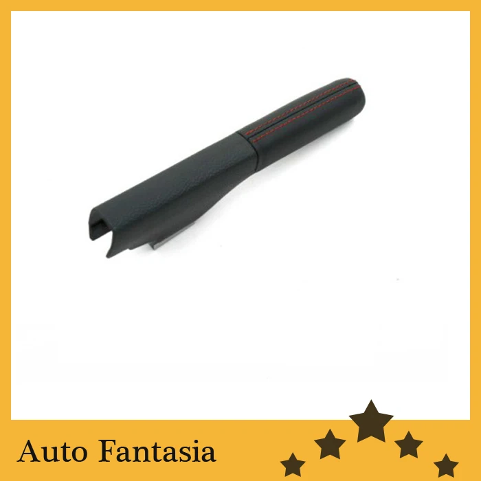 

Leather Hand Brake Gaitor RED Stitching for Volkswagen Golf MK6-free shipping