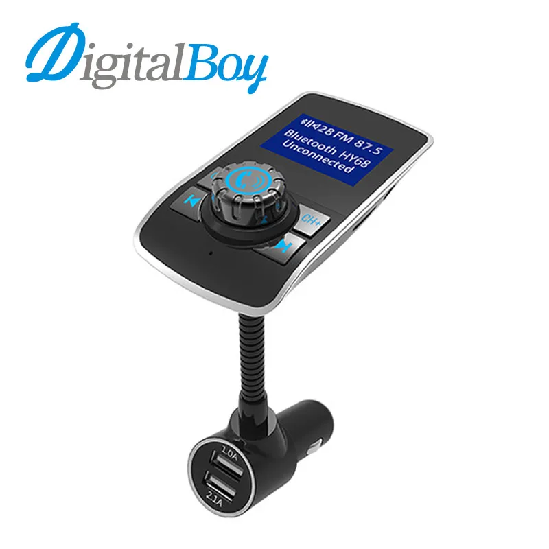Digitalboy автомобиля mp3 плеер громкой связи Автомобильный fm-трансмиттер модулятор