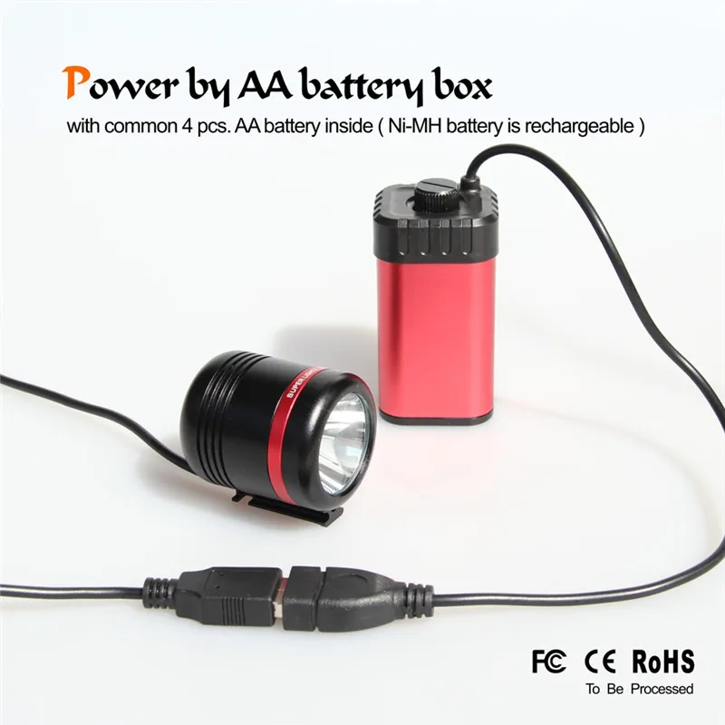 Водонепроницаемый 8 4 в USB 5 6x18650 велосипедная фара батарейный блок чехол для дома