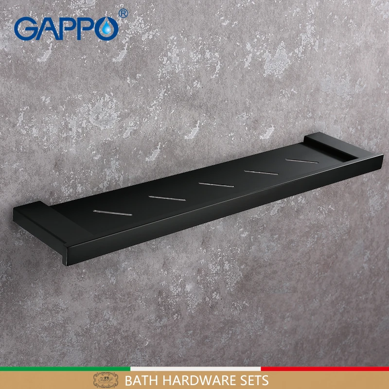 Полки для ванной комнаты GAPPO настенные аксессуары полки душа держатели вешалка