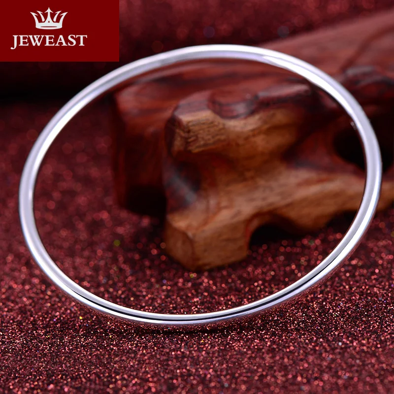 One/Two/Three Ring 999 Sterling Silver Bracelet Close Solid Jewelry South Korea Hot Selling Women Simple And Generous | Украшения и