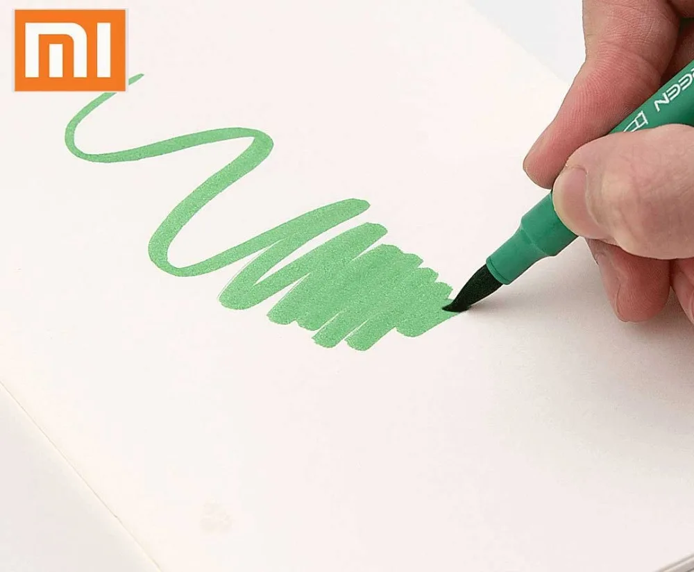 Xiaomi mijia Colorful sign pen KACO 36 andy colors options Double head Design Package Sell Highly Safety Mutiple Function | Канцтовары