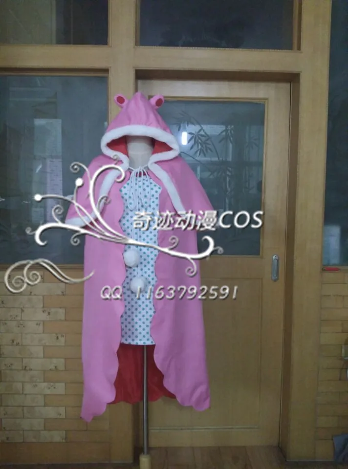 

ONE PIECE sugar Cosplay Costume dress+cape 11