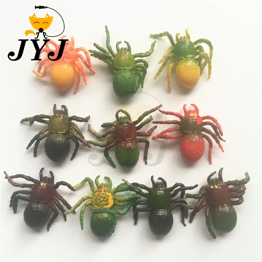 

10pcs a lot soft spider baits Soft artifical cricket spider fishing lure baits fishing tackle
