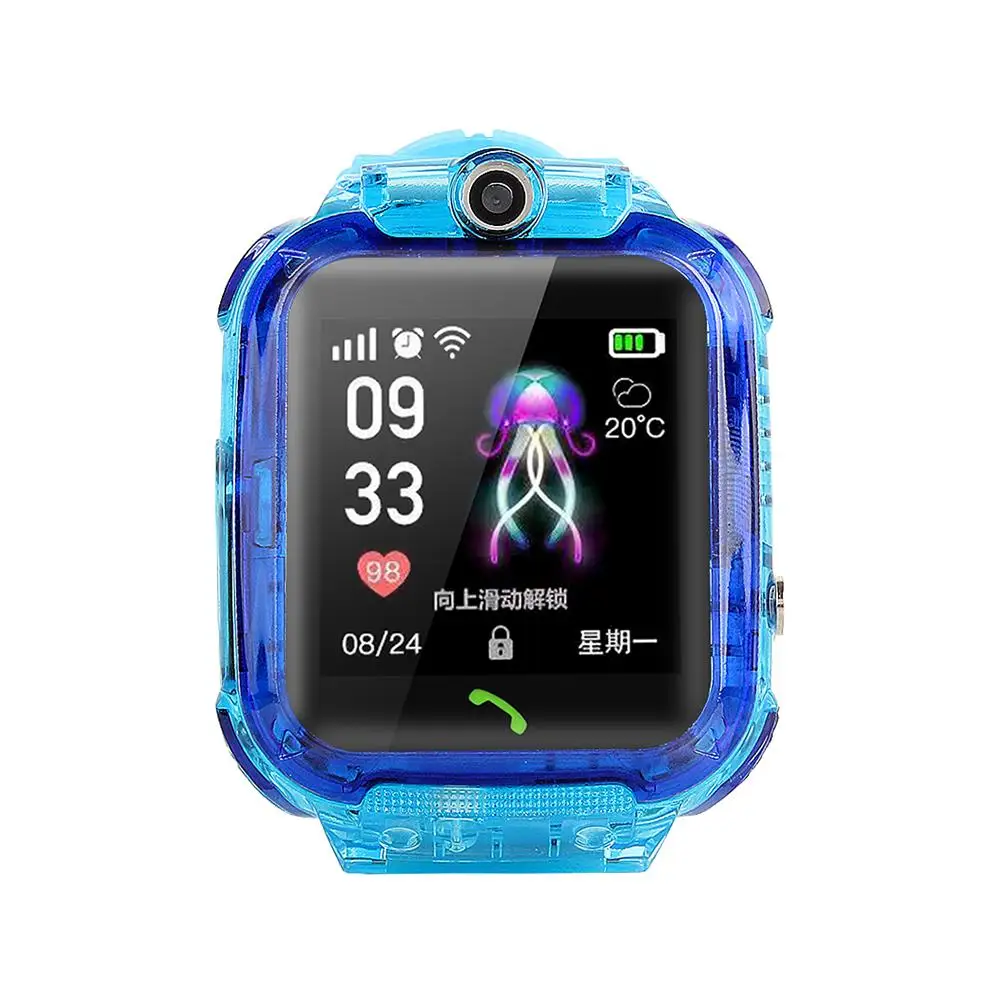 S12 дети телефон Smartwatch с HD экраном IP67 Водонепроницаемый GPS сенсорный экран крутые