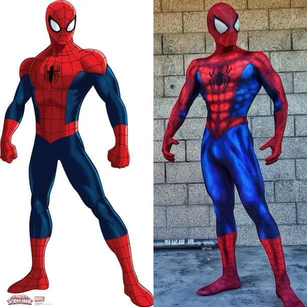 Костюм Человека паука с 3D принтом костюм для косплея супергероя Хэллоуина|spiderman