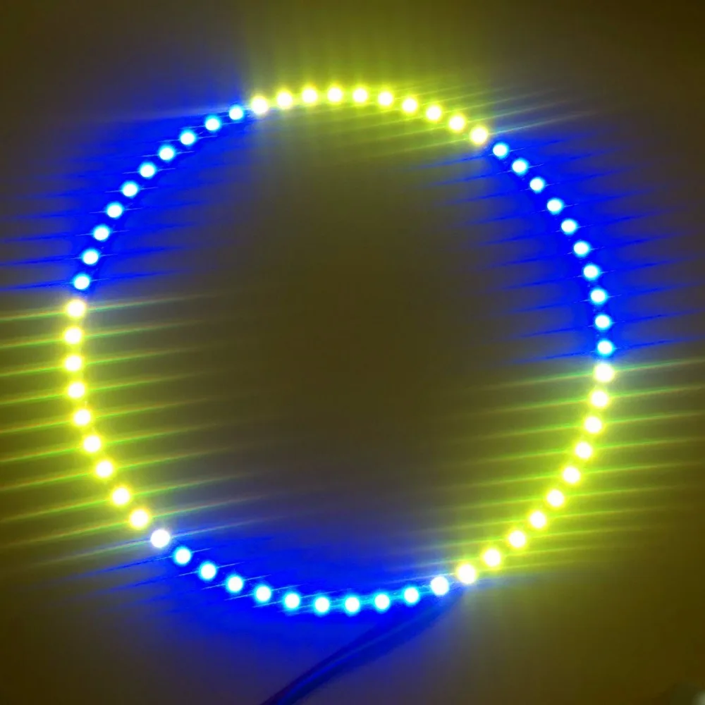 60eds SK6812-RGB адресное кольцо Вход постоянного тока 5 В Полноцветный RGB Круглый