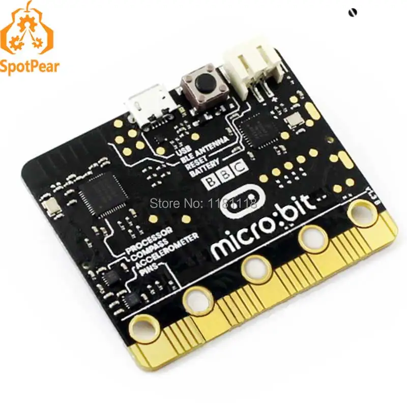 BBC micro:bit nRF51822 KL26Z Bluetooth 16 КБ ОЗУ 256 флэш памяти детский карманный компьютер для