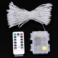 5m10m20m led fairy string lights battery operated 8 modes remote control christmas holiday party wedding decoration