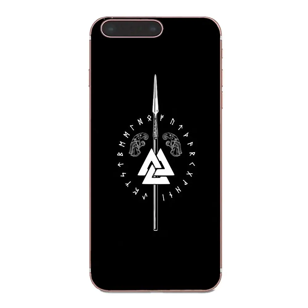 ТПУ хипстерский чехол Viking Warrior Valknut Odin логотип для Galaxy J1 J2 J3 J330 J4 J5 J6 J7 J730 J8 2015 2016 2017