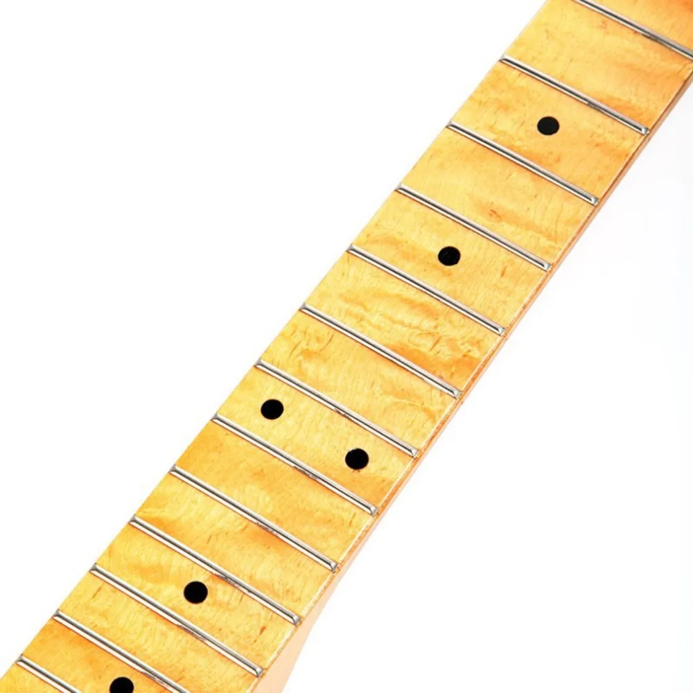Durable Maple Wood Replacement Neck Fingerboard Dot Fret Suitable for ST Strat Electric Guitar |