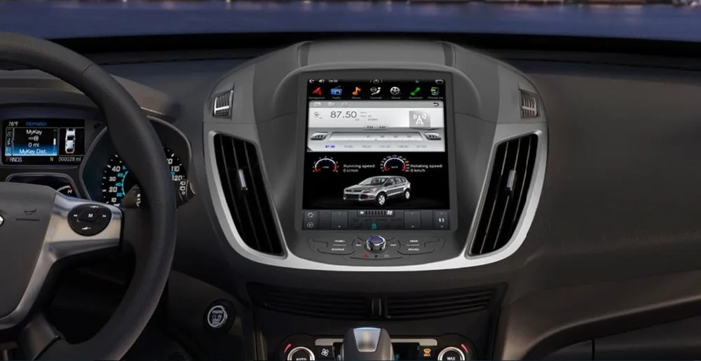 10," Tesla Android 7,1/6,0 Fit FORD KUGA/Escape/cmax 2013 второго поколения автомобильный dvd-плеер навигация gps радио